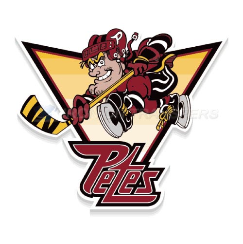 Peterborough Petes Iron-on Stickers (Heat Transfers)NO.7377